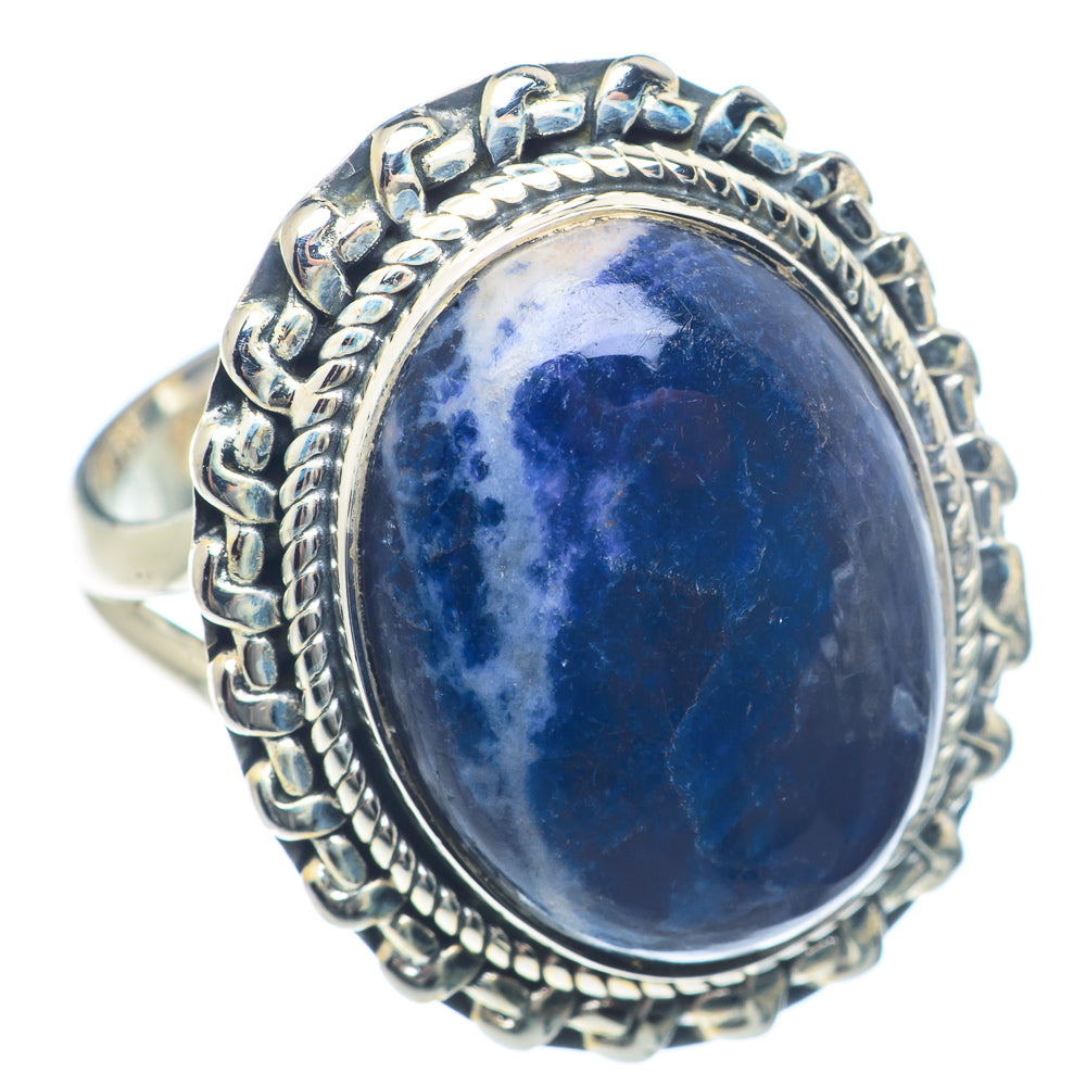 Sodalite Rings handcrafted by Anasilvercos - RING72031