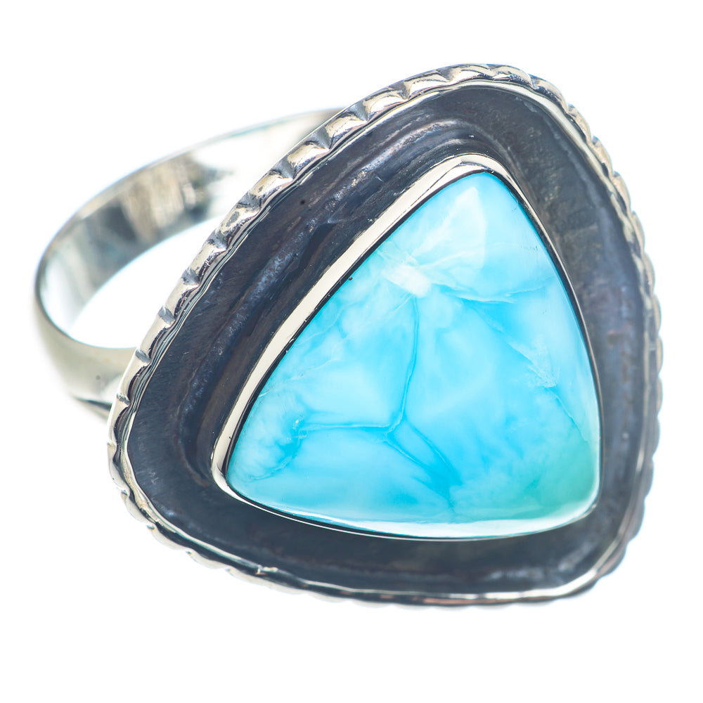 Larimar Rings handcrafted by Anasilvercos - RING72033