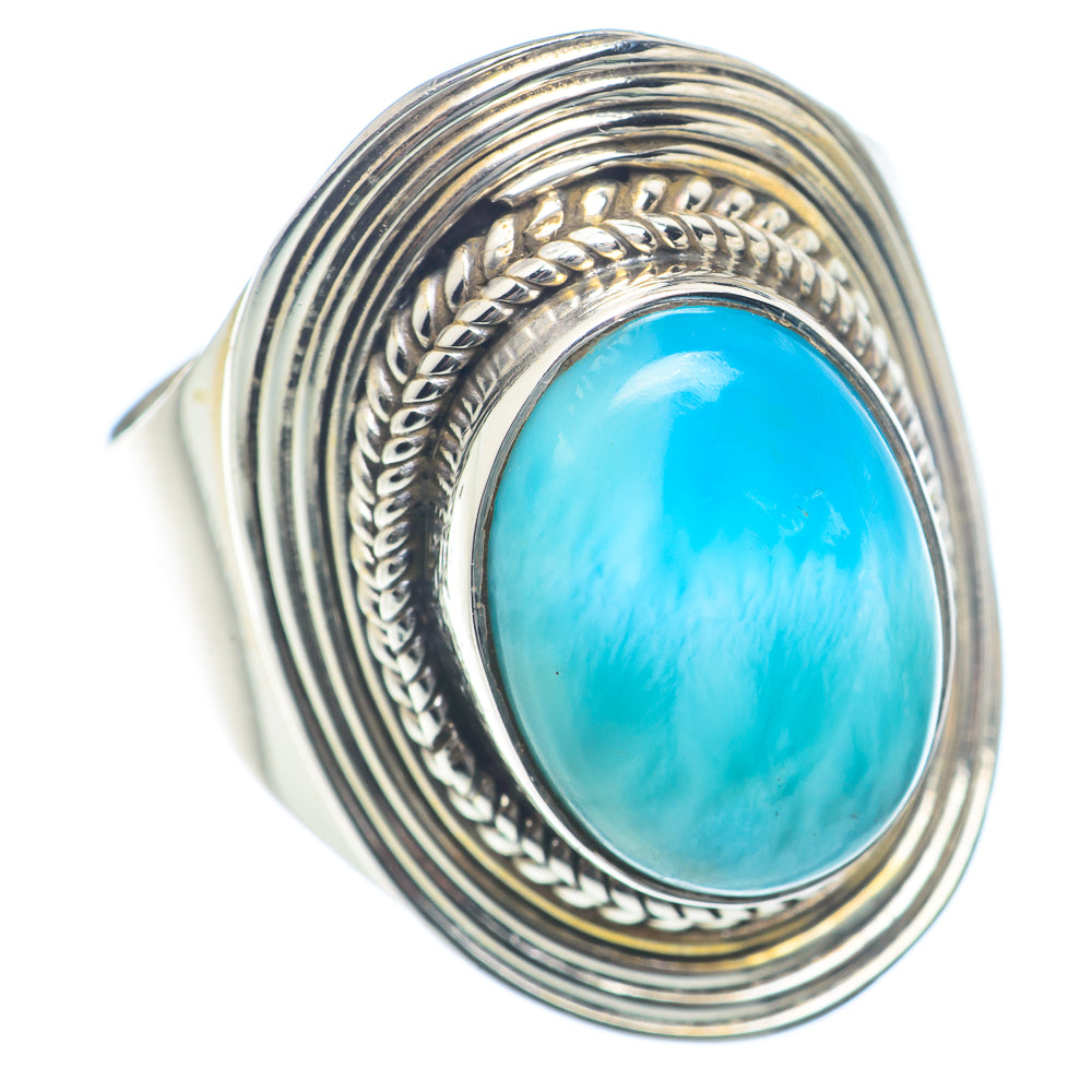 Larimar Rings handcrafted by Anasilvercos - RING72035