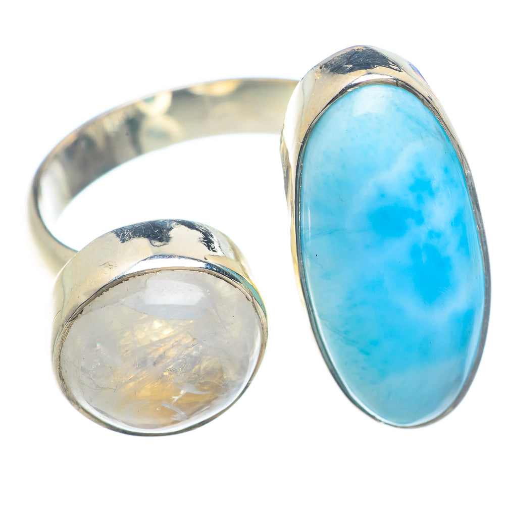 Larimar Rings handcrafted by Anasilvercos - RING72038
