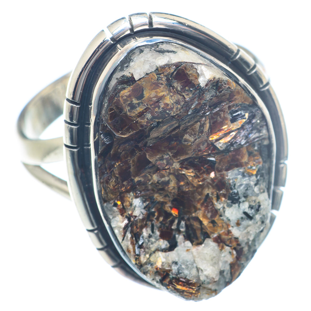 Astrophyllite Rings handcrafted by Anasilvercos - RING72044