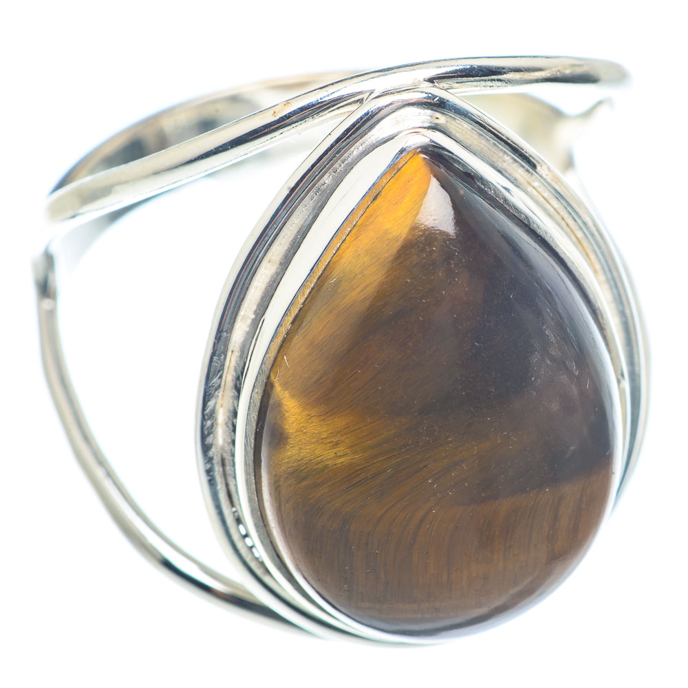 Tiger Eye Rings handcrafted by Anasilvercos - RING72045