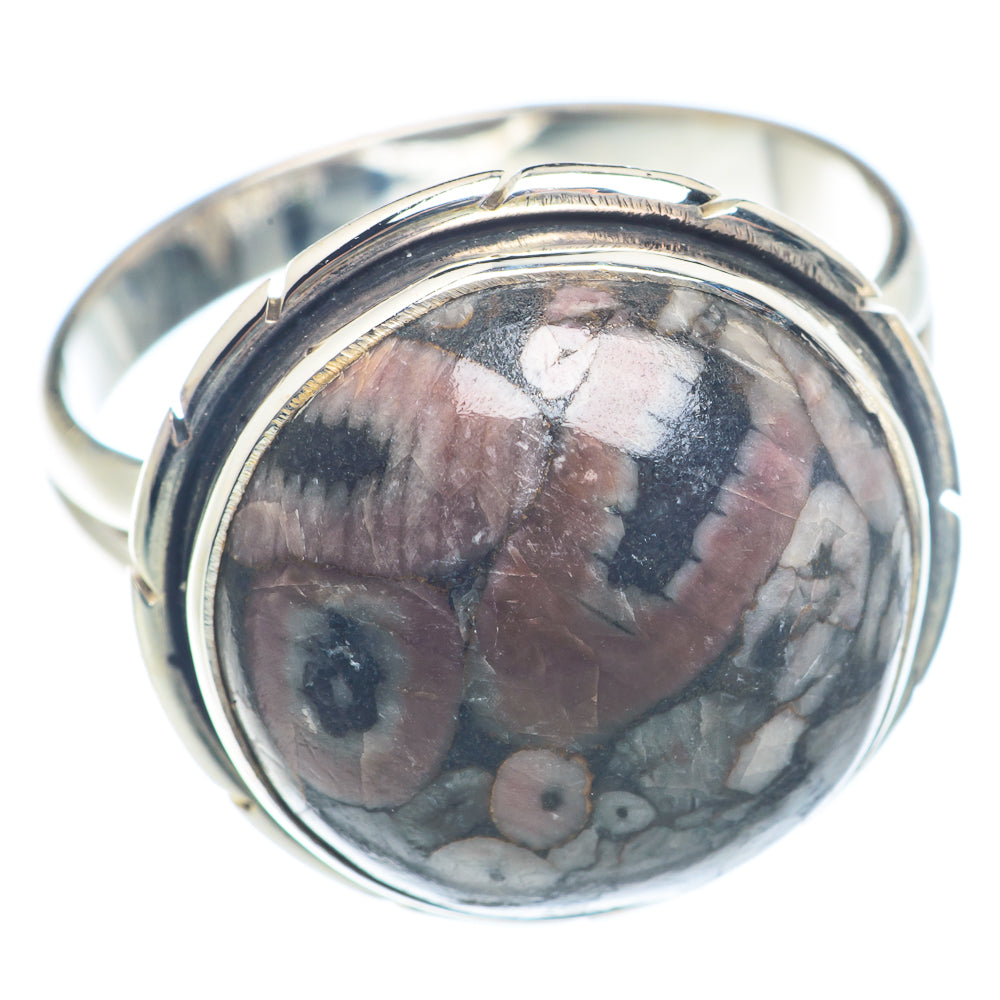 Crinoid Fossil Rings handcrafted by Anasilvercos - RING72046