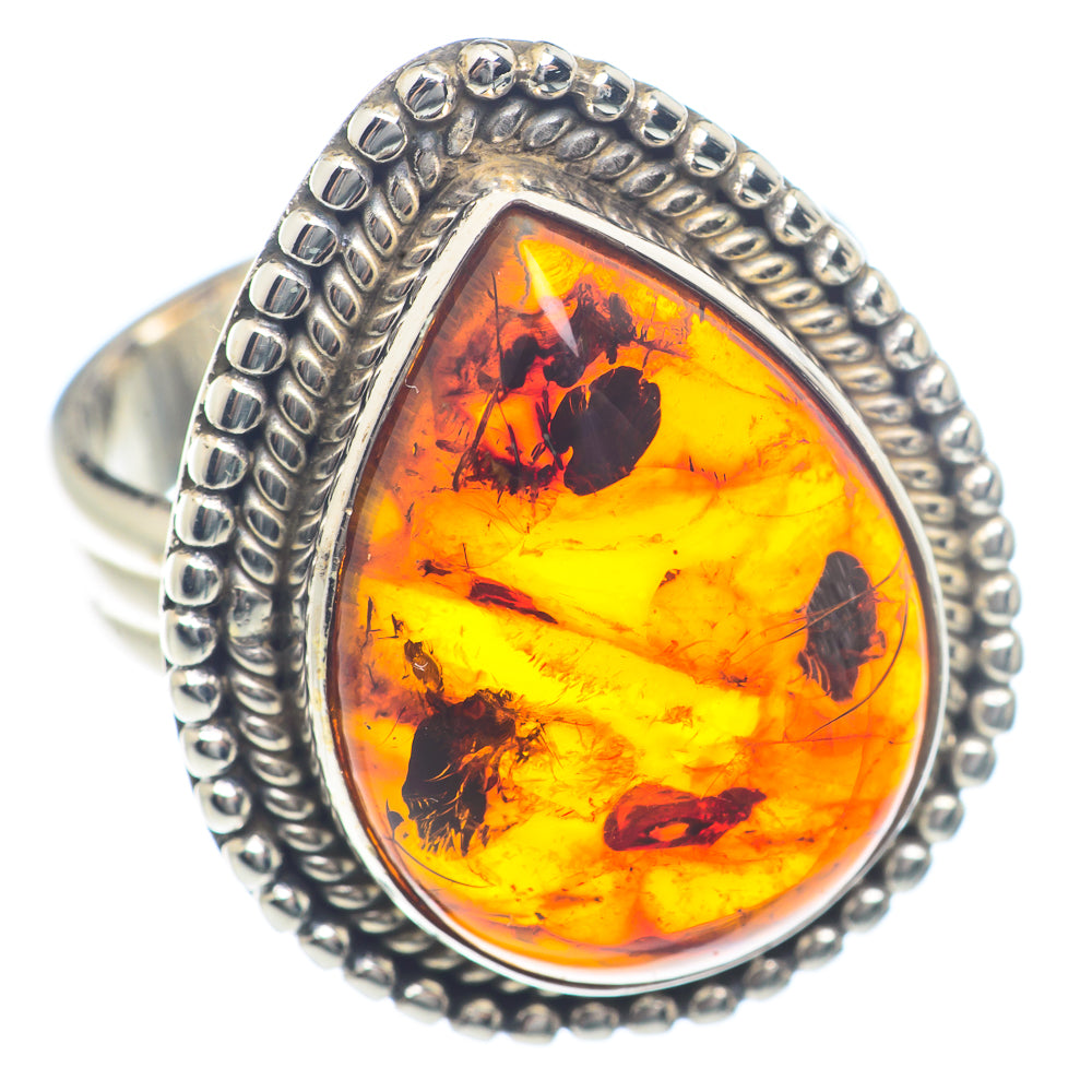 Baltic Amber Rings handcrafted by Anasilvercos - RING72047
