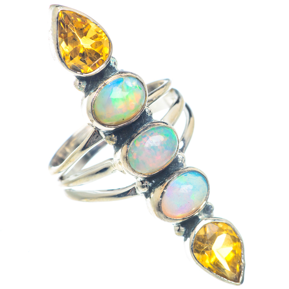 Ethiopian Opal Rings handcrafted by Anasilvercos - RING72076