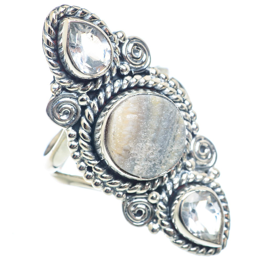 Desert Druzy Rings handcrafted by Anasilvercos - RING72077