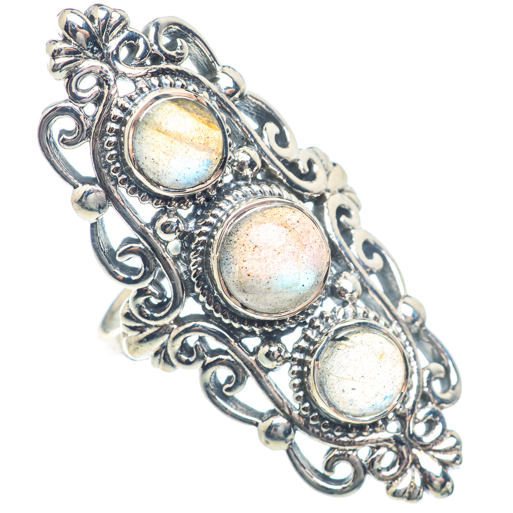 Labradorite Rings handcrafted by Anasilvercos - RING72080