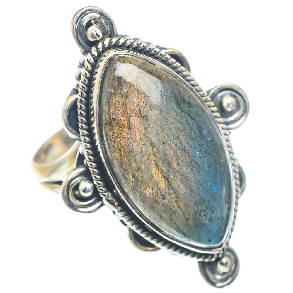 Labradorite Rings handcrafted by Anasilvercos - RING72087