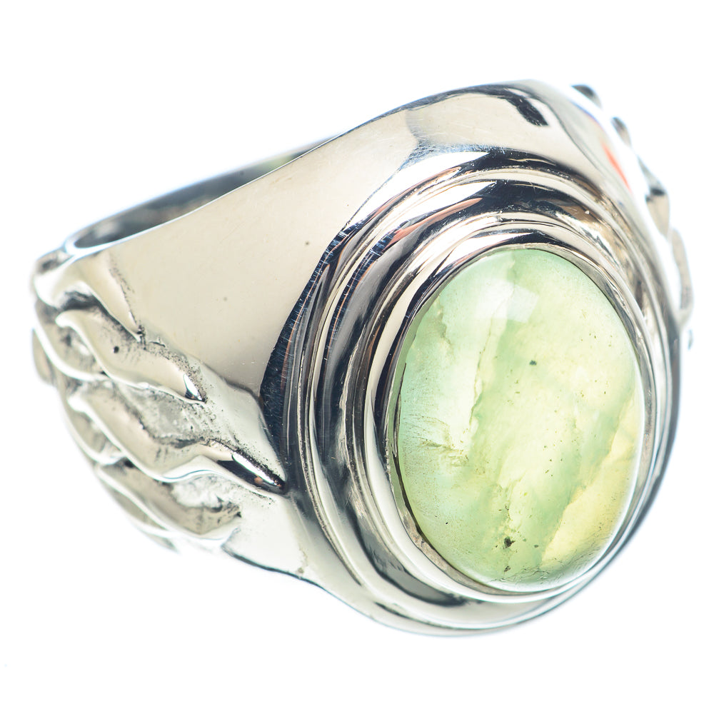 Prehnite Rings handcrafted by Anasilvercos - RING72089