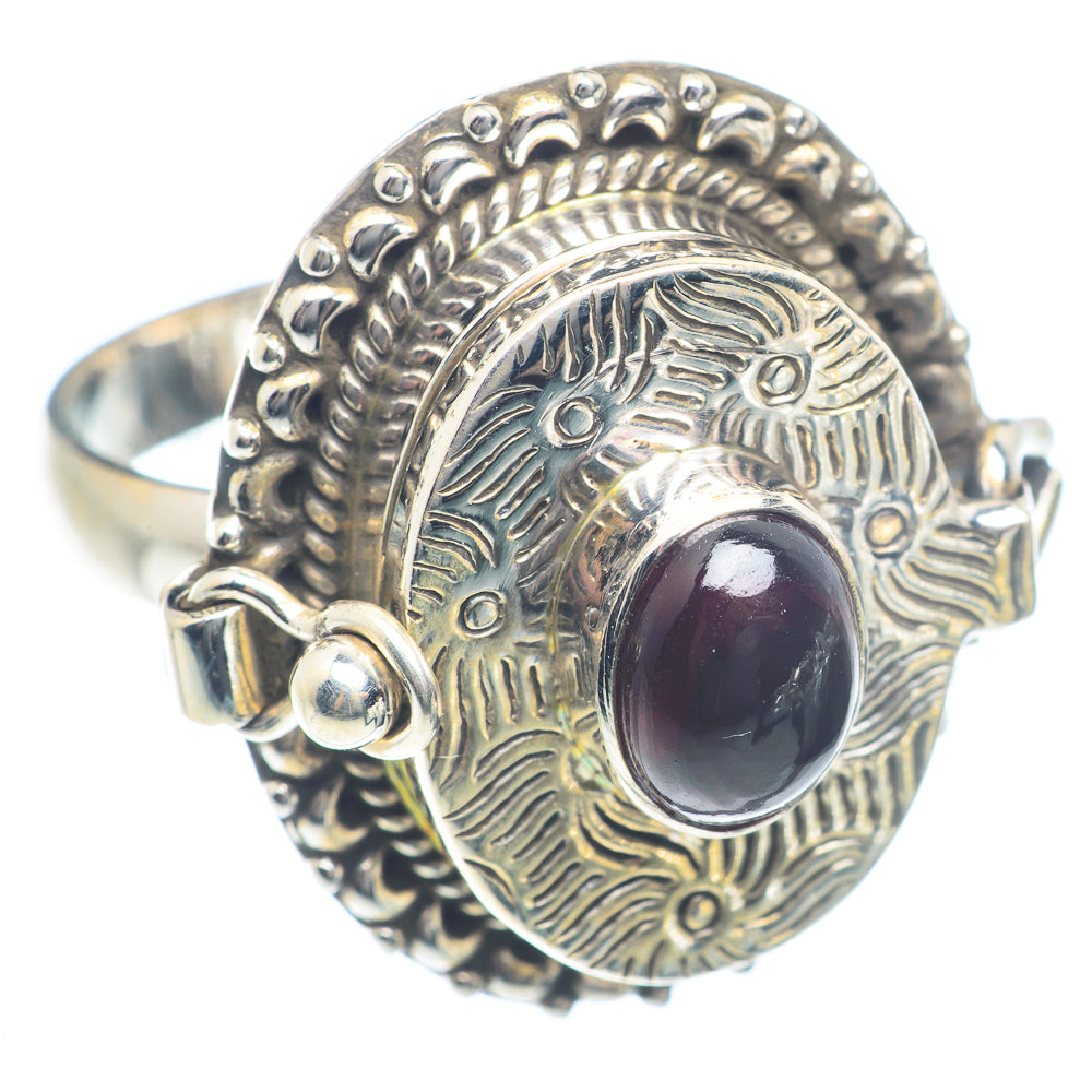 Garnet Rings handcrafted by Anasilvercos - RING72107