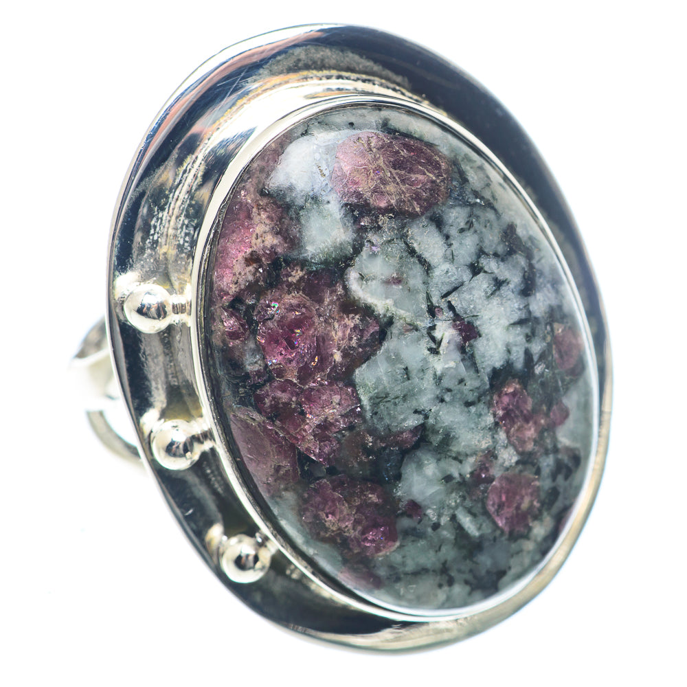 Russian Eudialyte Rings handcrafted by Anasilvercos - RING72109