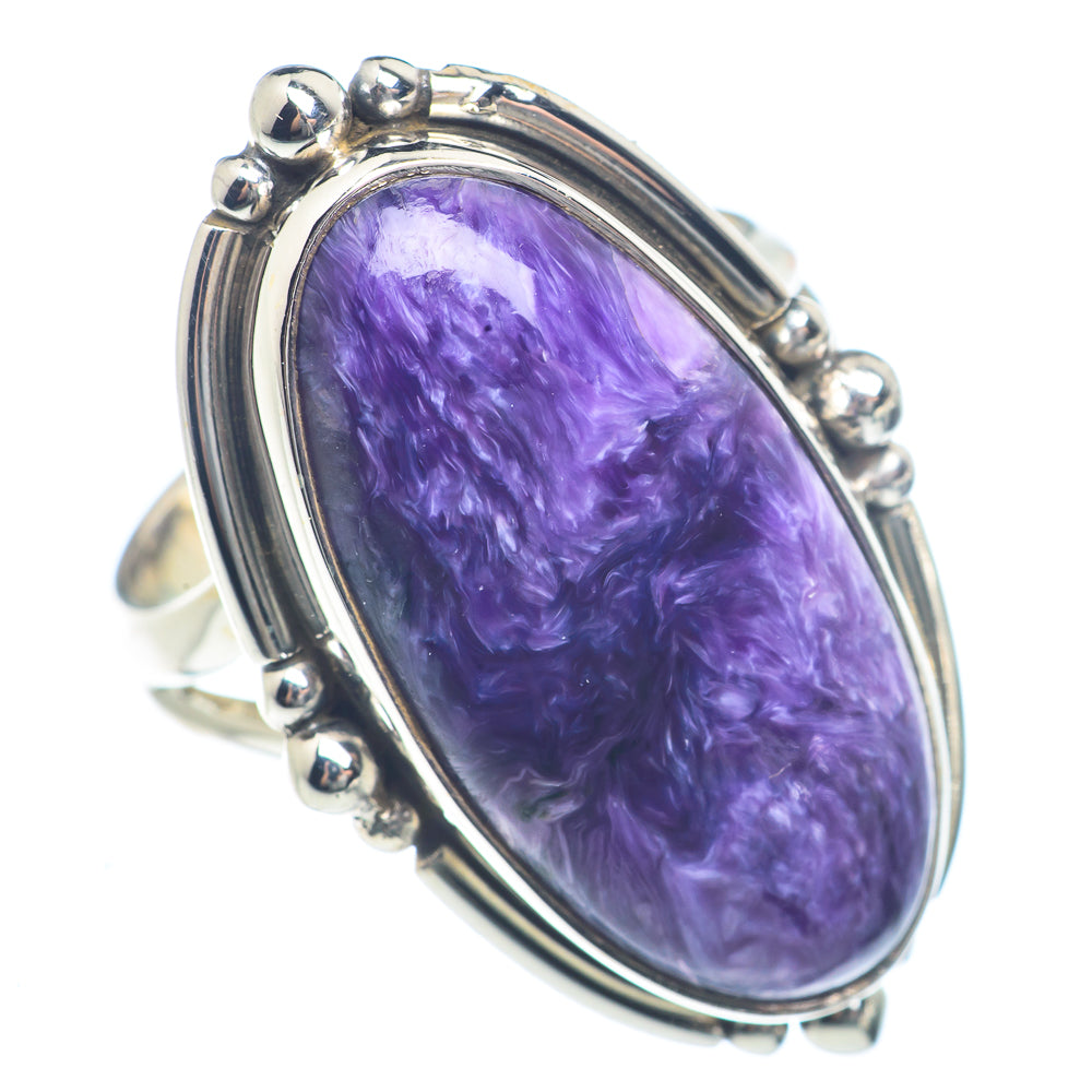Charoite Rings handcrafted by Anasilvercos - RING72112