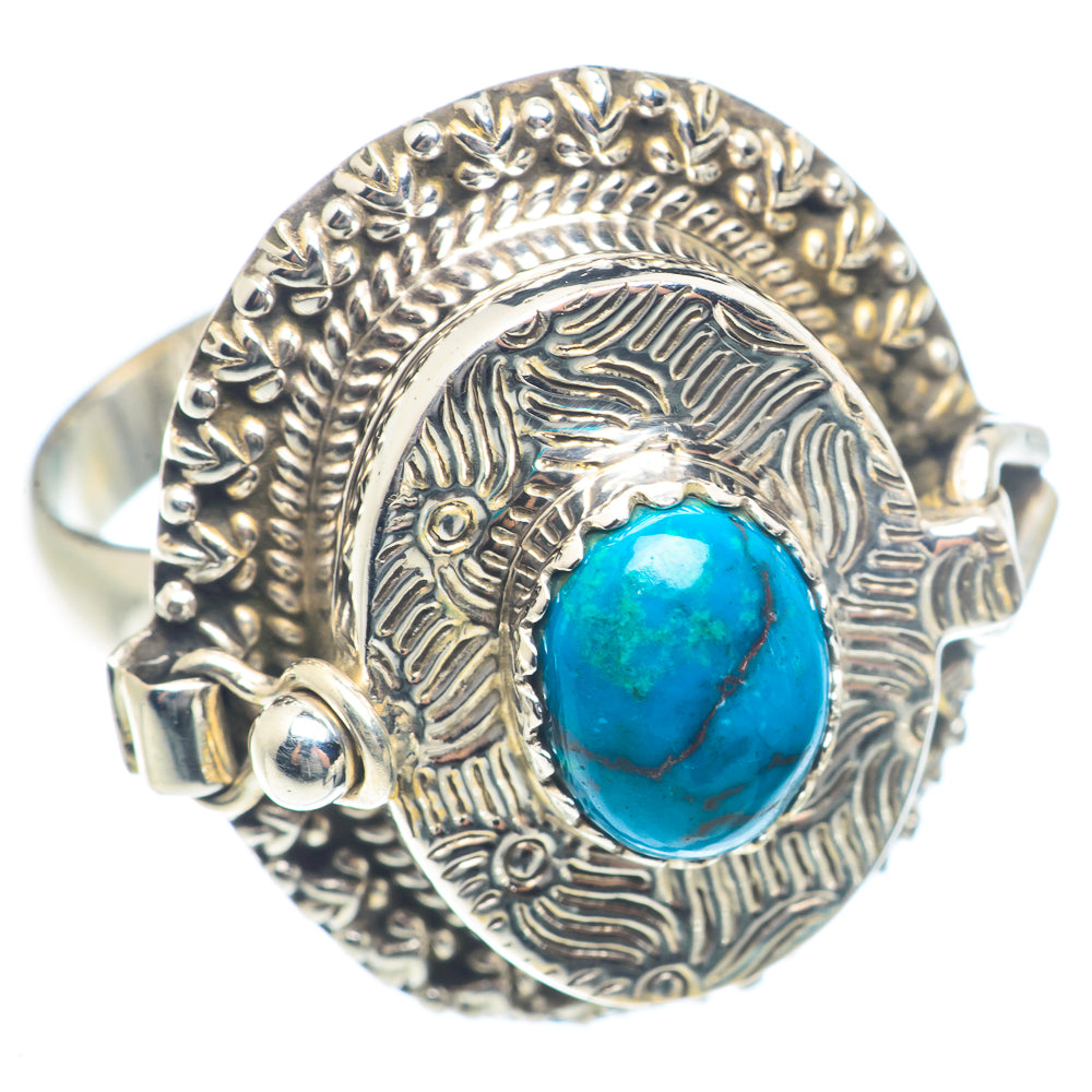 Tibetan Turquoise Rings handcrafted by Anasilvercos - RING72127
