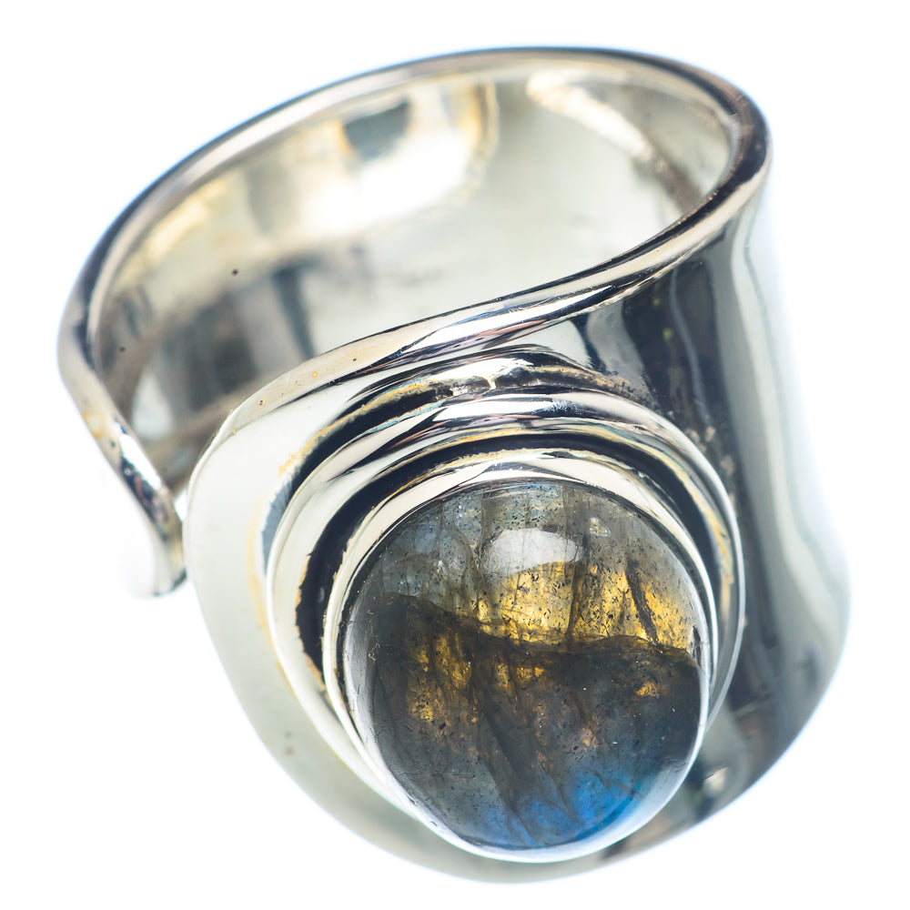 Labradorite Rings handcrafted by Anasilvercos - RING72136