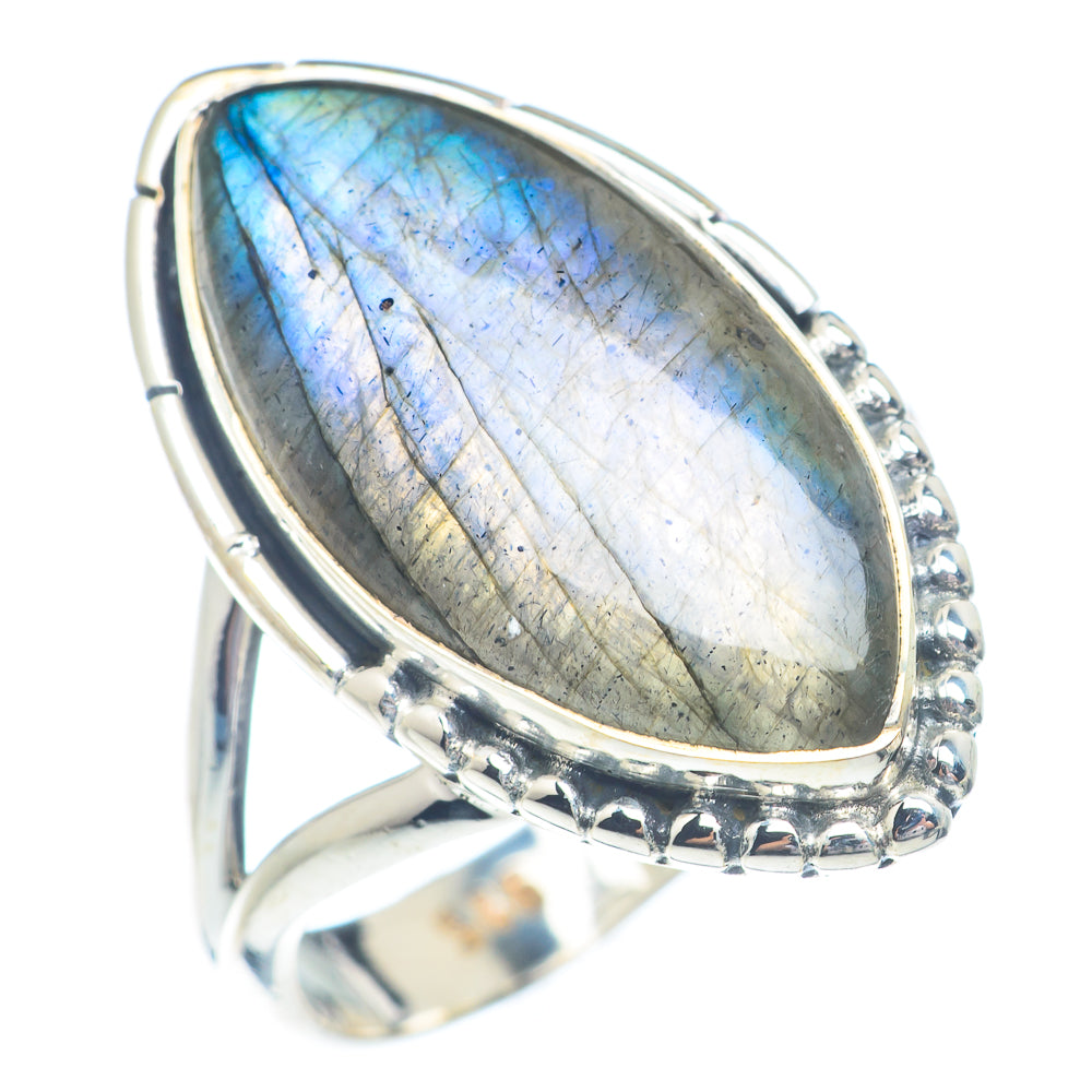 Labradorite Rings handcrafted by Anasilvercos - RING72141