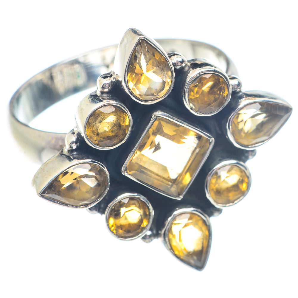Citrine Rings handcrafted by Anasilvercos - RING72152