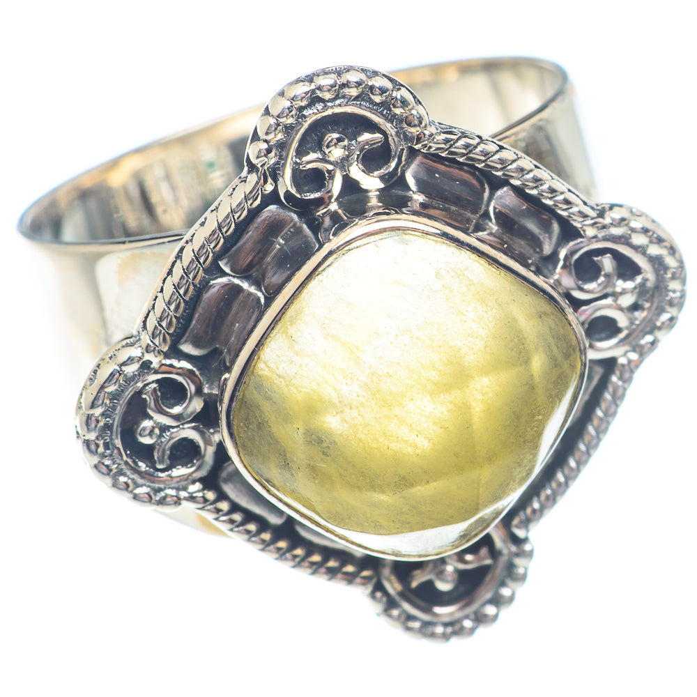 Prehnite Rings handcrafted by Anasilvercos - RING72153