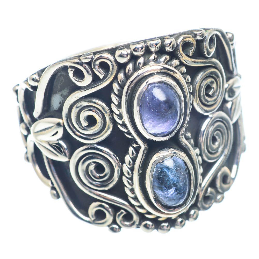 Rainbow Moonstone Rings handcrafted by Anasilvercos - RING72161