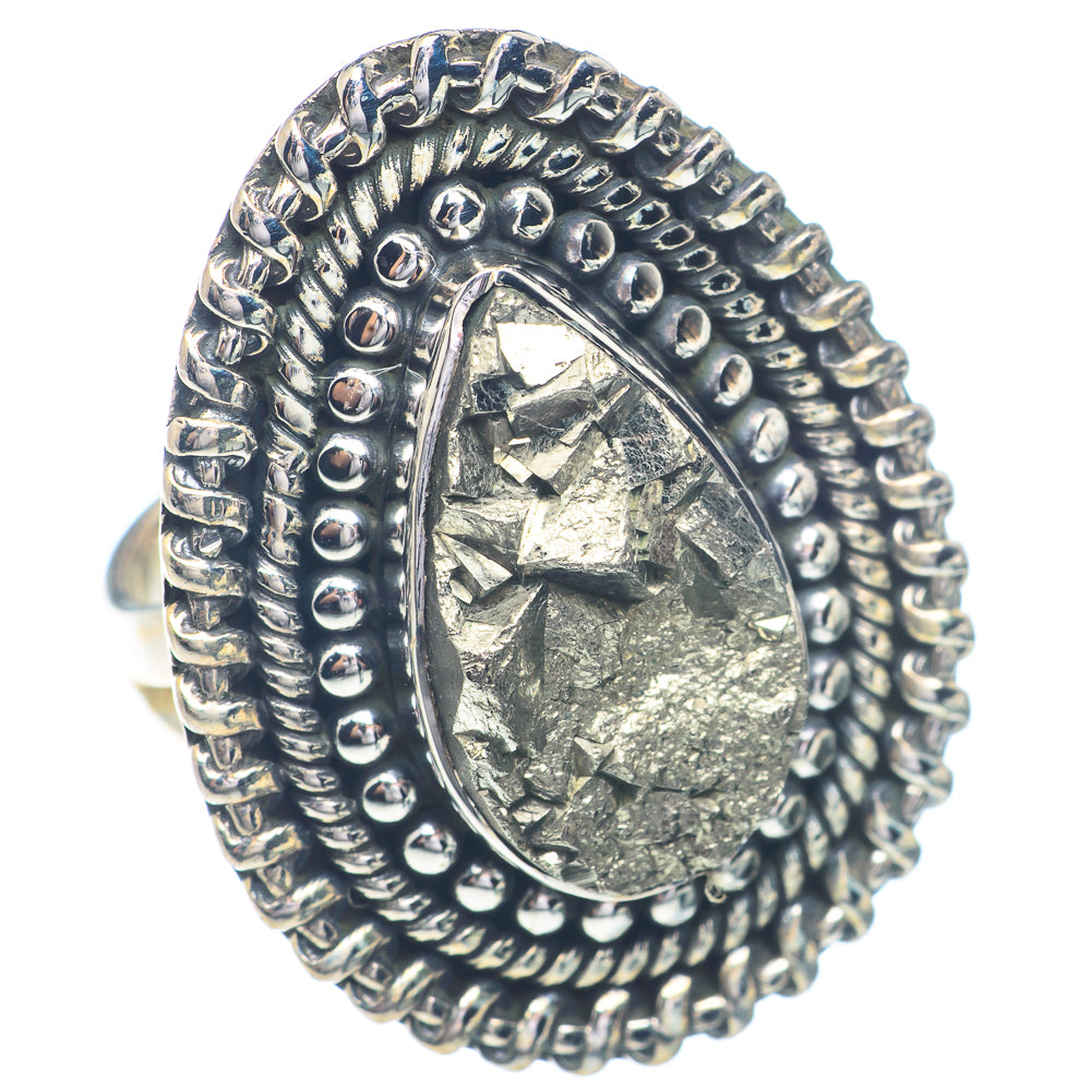 Pyrite Rings handcrafted by Anasilvercos - RING72165