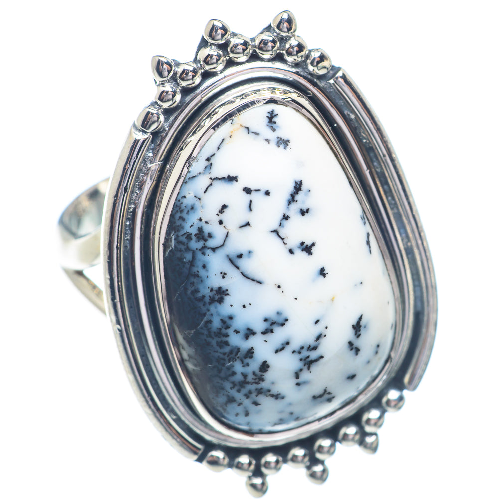 Dendritic Opal Rings handcrafted by Anasilvercos - RING72173