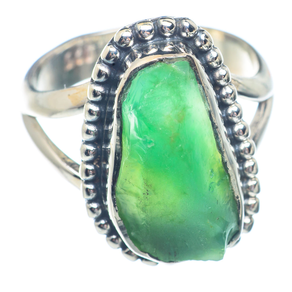 Chrysoprase Rings handcrafted by Anasilvercos - RING72190