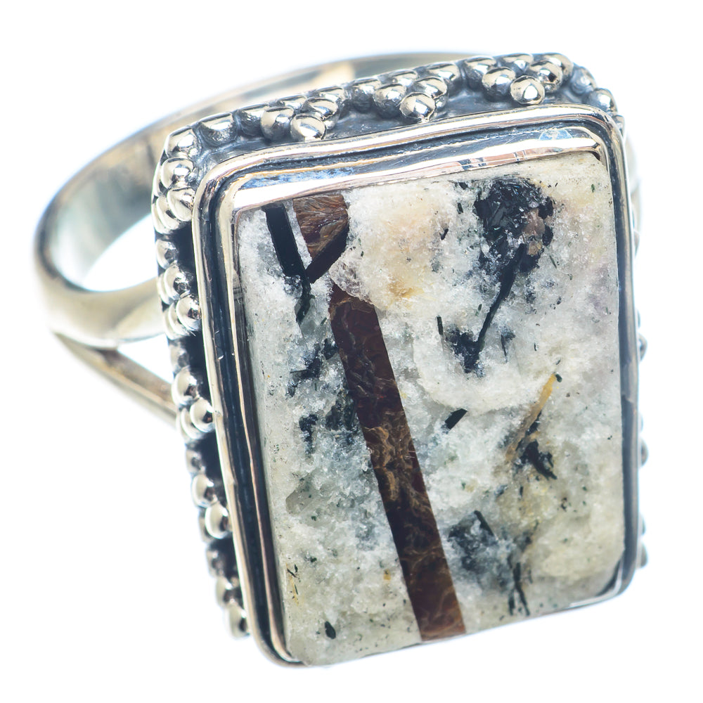 Astrophyllite Rings handcrafted by Anasilvercos - RING72191