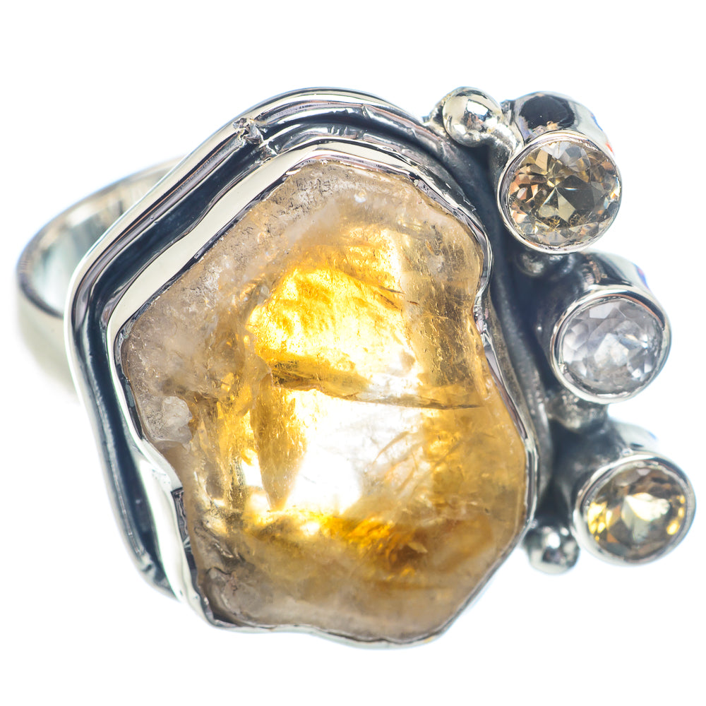 Citrine Rings handcrafted by Anasilvercos - RING72196