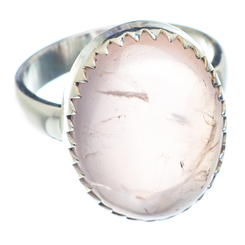 Rose Quartz Rings handcrafted by Anasilvercos - RING72200