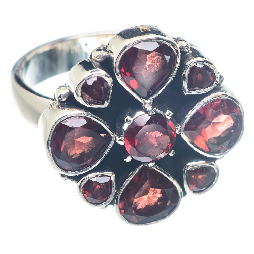 Garnet Rings handcrafted by Anasilvercos - RING72203