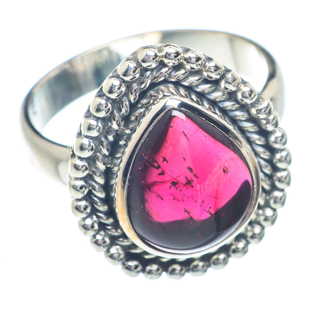 Garnet Rings handcrafted by Anasilvercos - RING72204