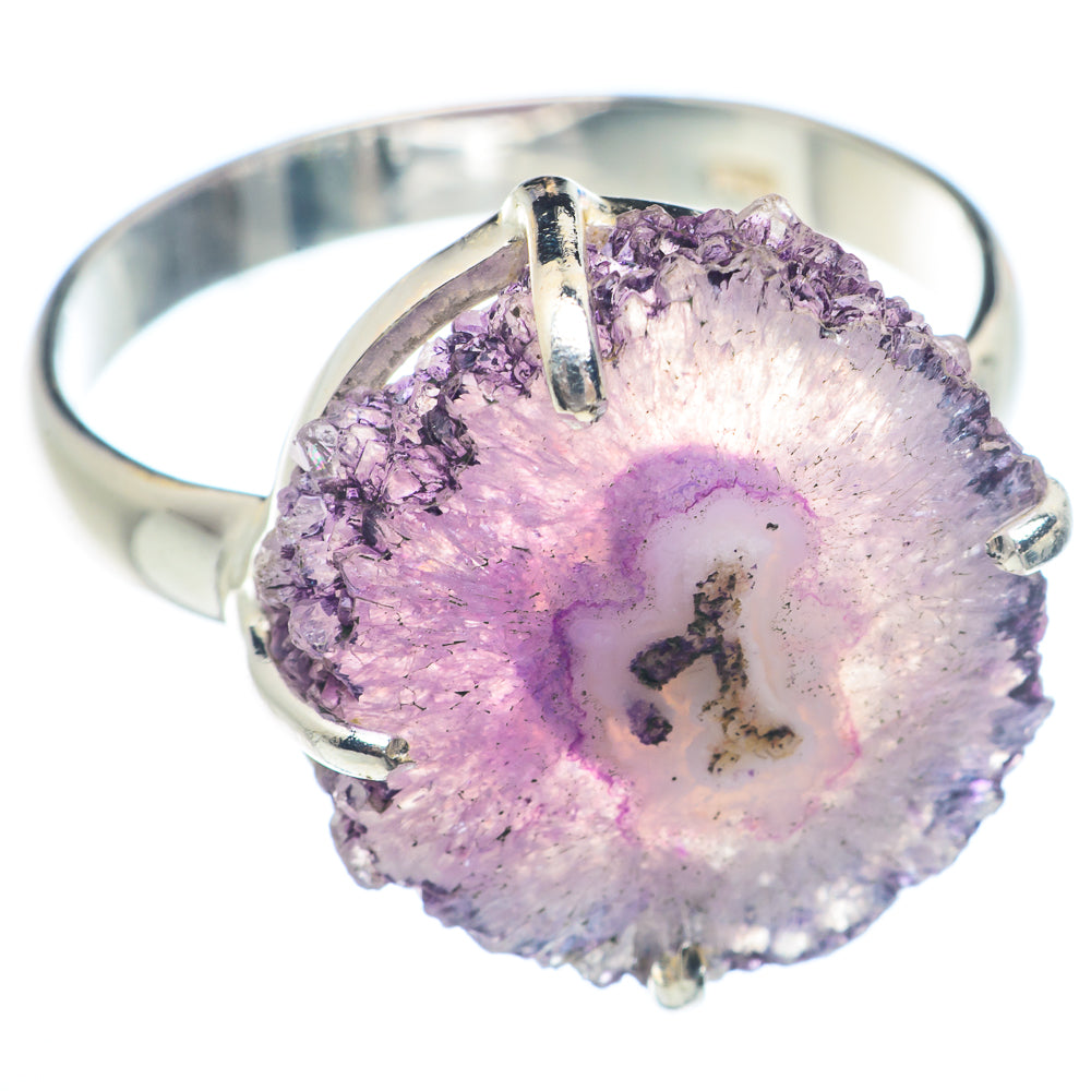 Amethyst Stalactite Rings handcrafted by Anasilvercos - RING72205