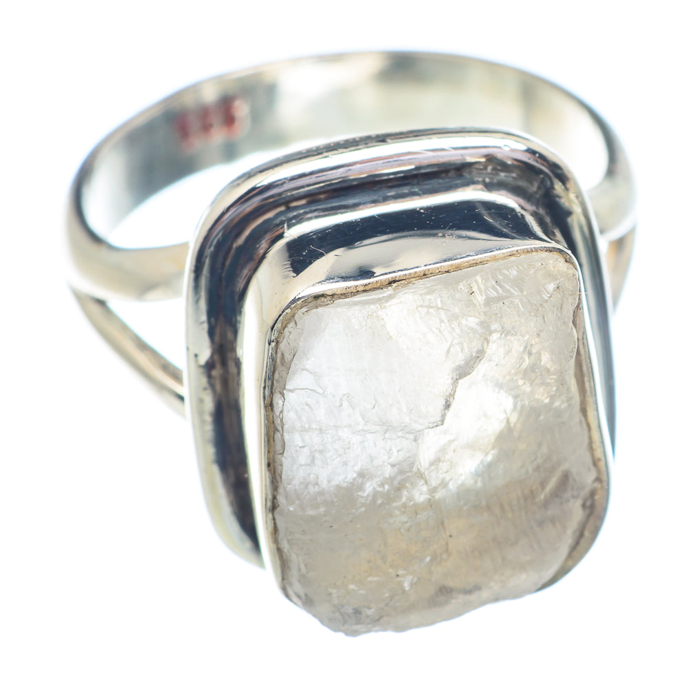 Rainbow Moonstone Rings handcrafted by Anasilvercos - RING72214
