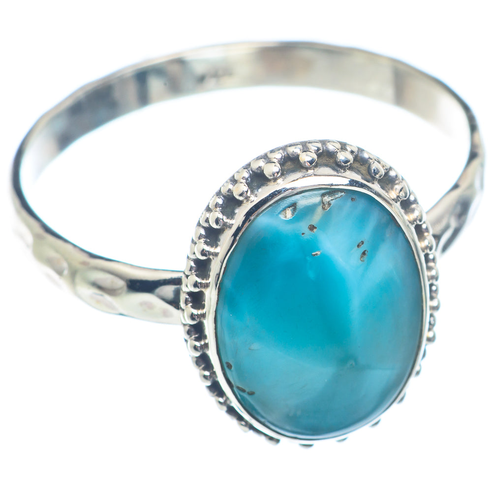 Larimar Rings handcrafted by Anasilvercos - RING72222