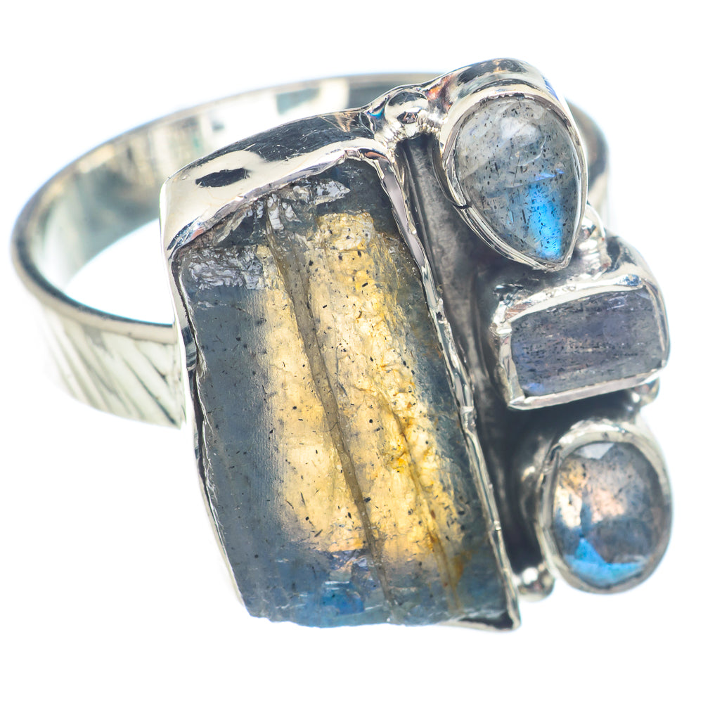 Labradorite Rings handcrafted by Anasilvercos - RING72223