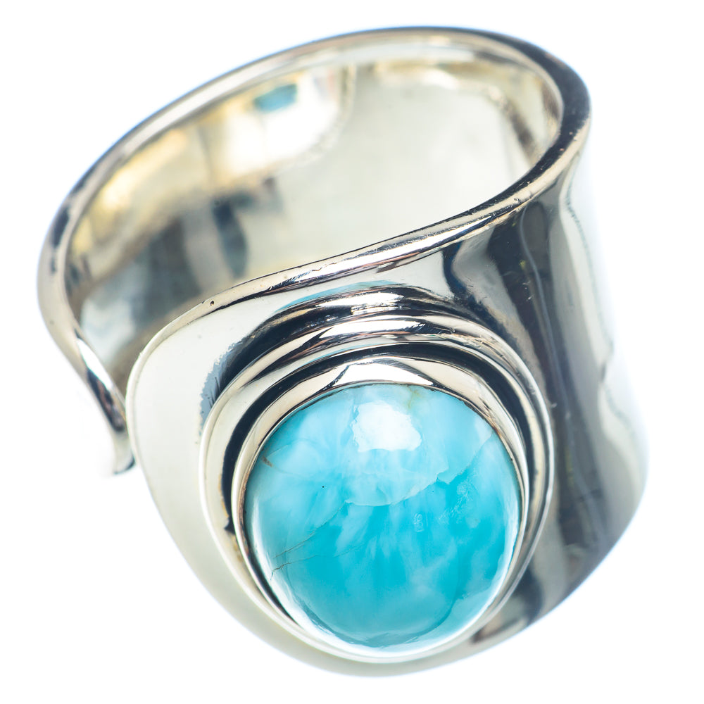 Larimar Rings handcrafted by Anasilvercos - RING72224