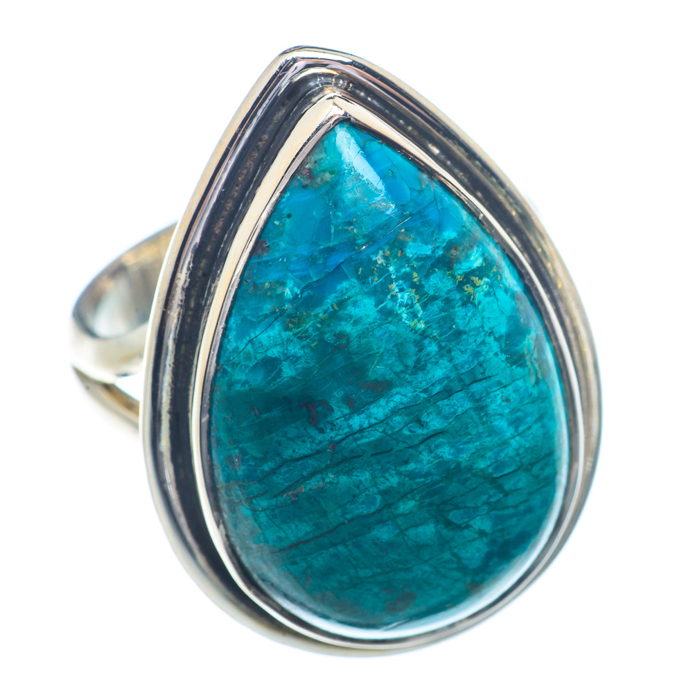 Chrysocolla Rings handcrafted by Anasilvercos - RING72229