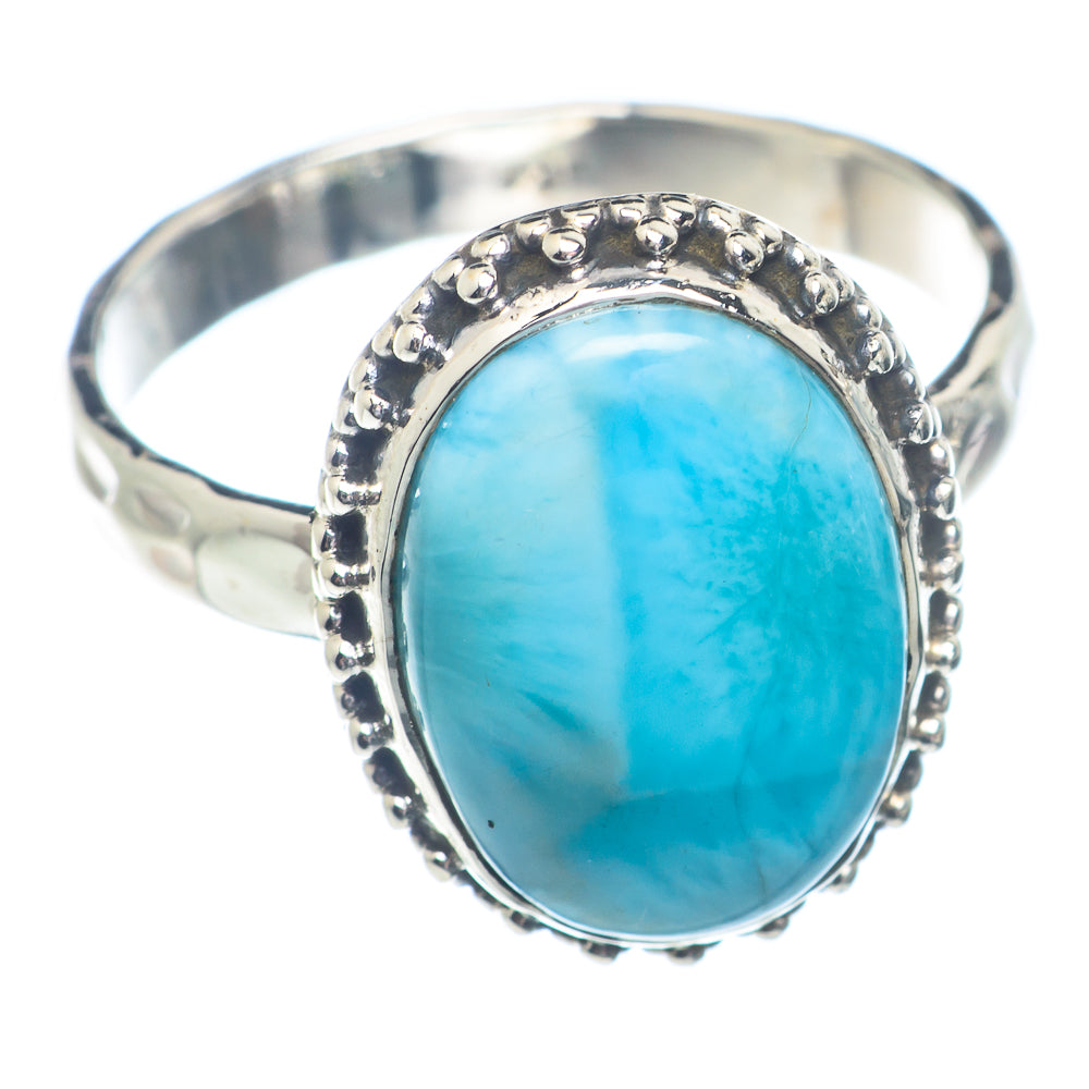 Larimar Rings handcrafted by Anasilvercos - RING72263