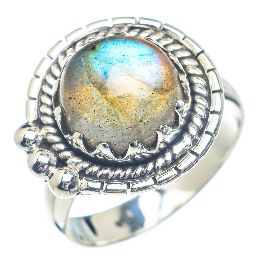 Labradorite Rings handcrafted by Anasilvercos - RING72265