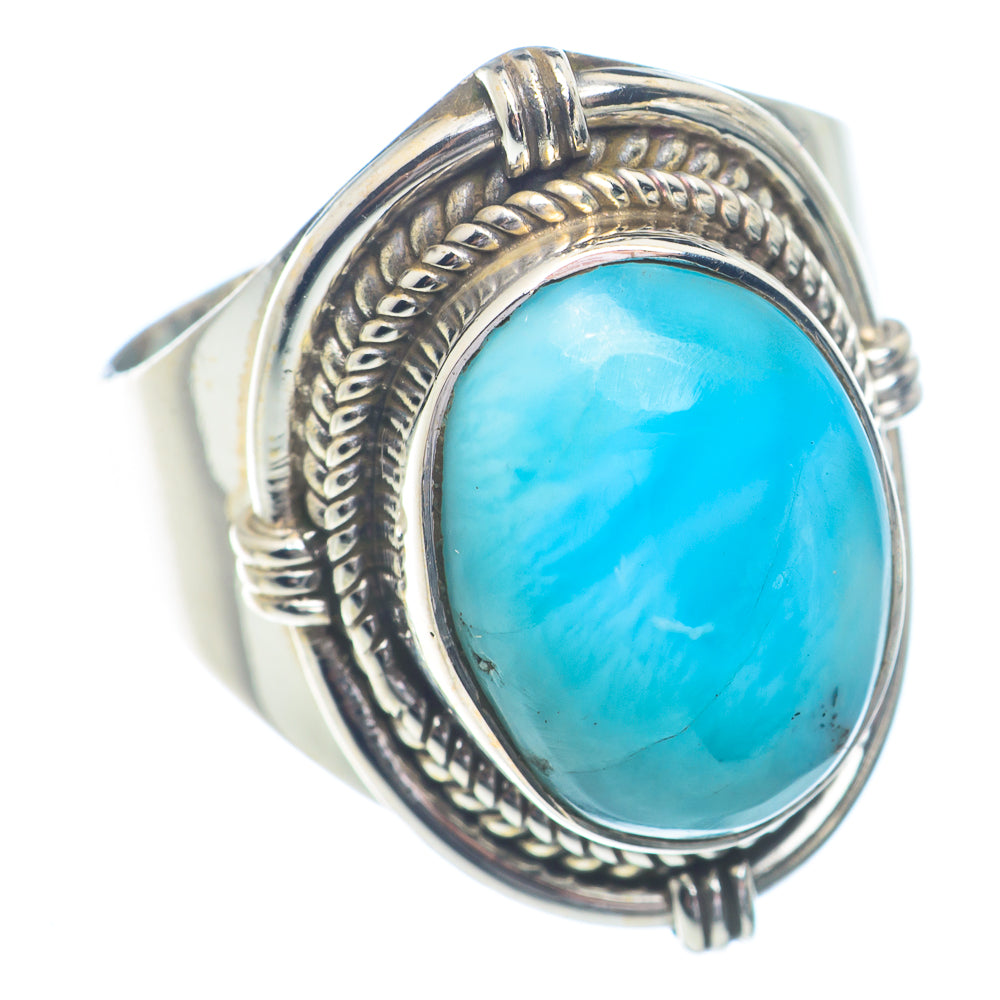 Larimar Rings handcrafted by Anasilvercos - RING72267
