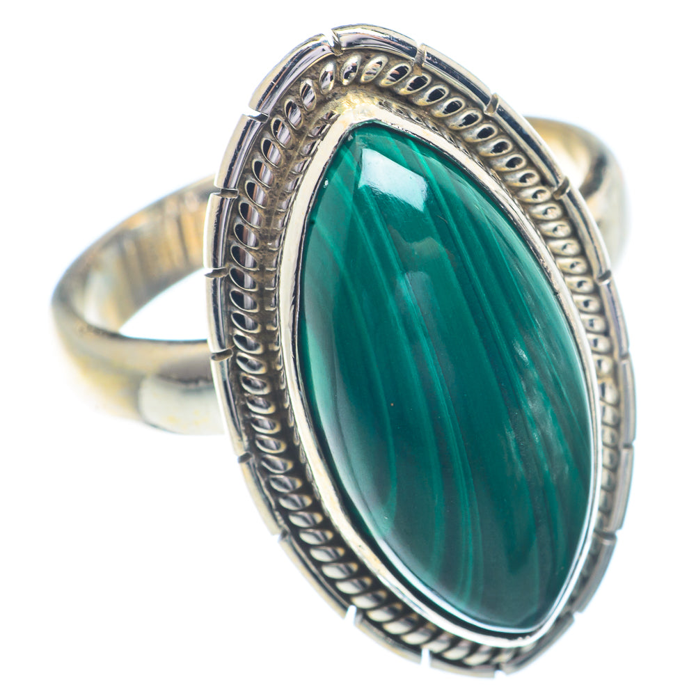 Malachite Rings handcrafted by Anasilvercos - RING72273