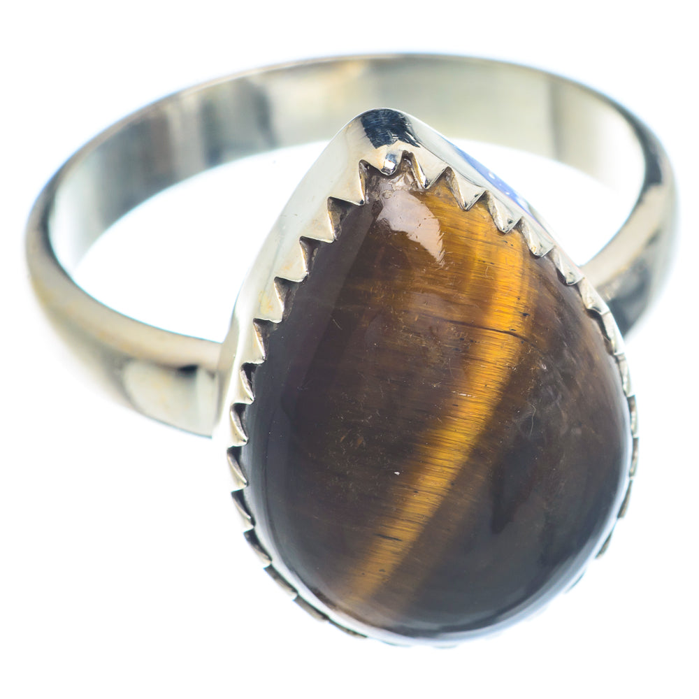 Tiger Eye Rings handcrafted by Anasilvercos - RING72277