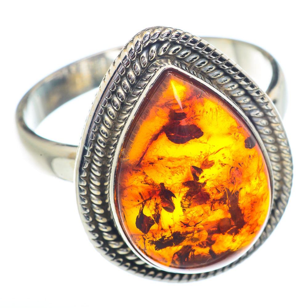 Baltic Amber Rings handcrafted by Anasilvercos - RING72280