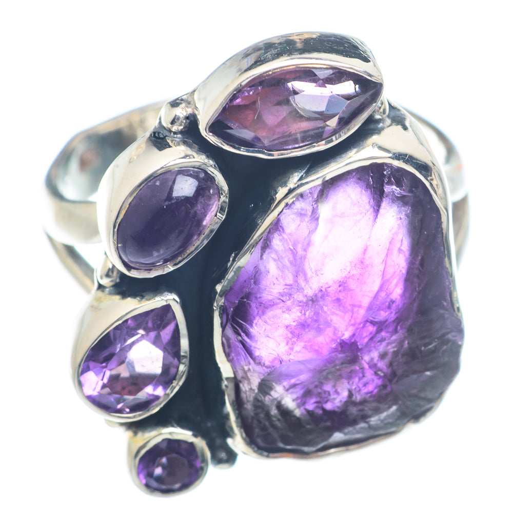 Amethyst Rings handcrafted by Anasilvercos - RING72287