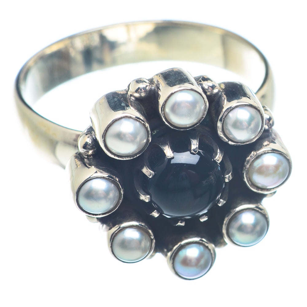 Black Onyx Rings handcrafted by Anasilvercos - RING72294