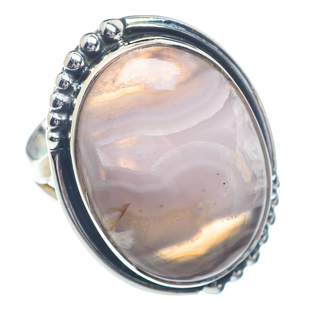 Botswana Agate Rings handcrafted by Anasilvercos - RING72297