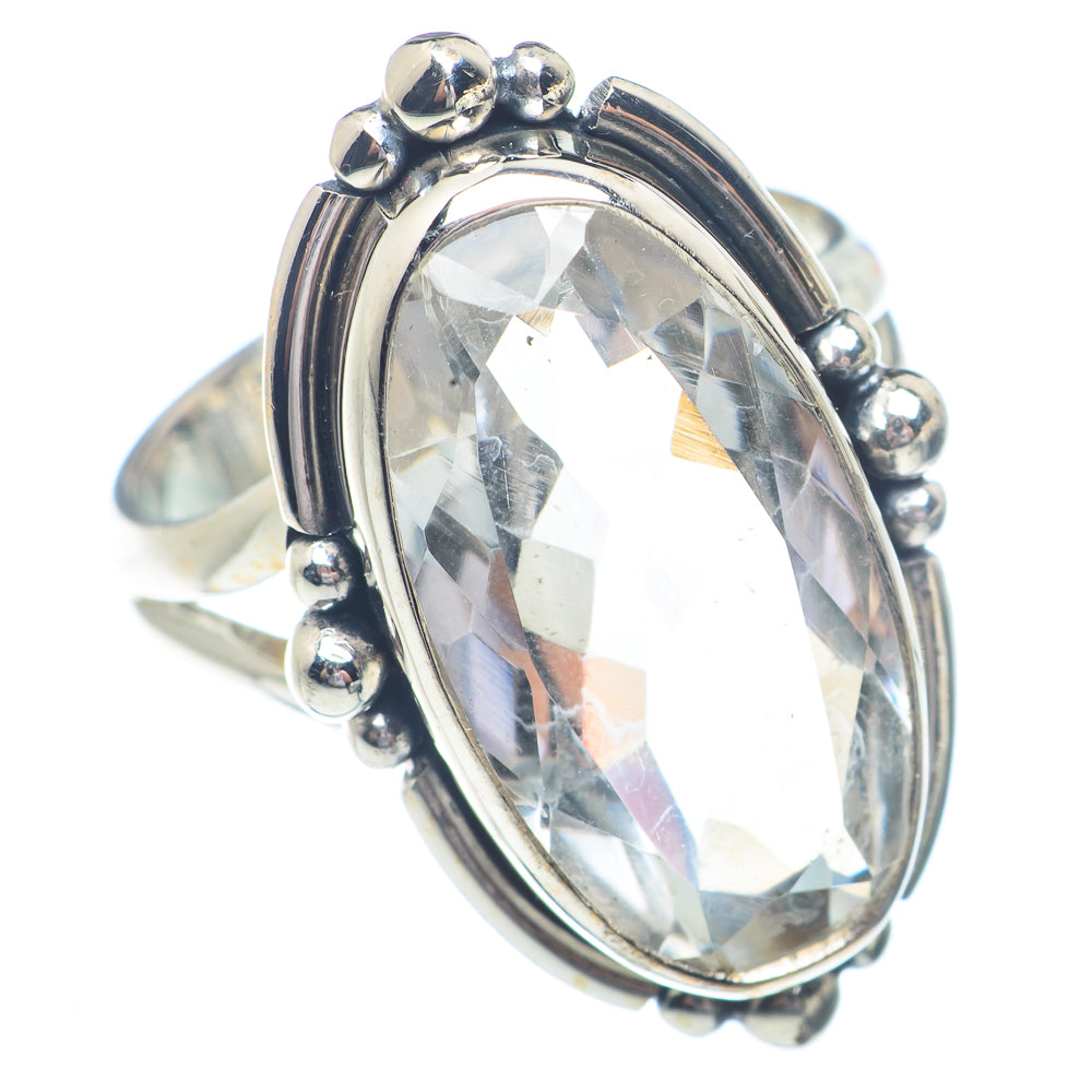 White Quartz Rings handcrafted by Anasilvercos - RING72301