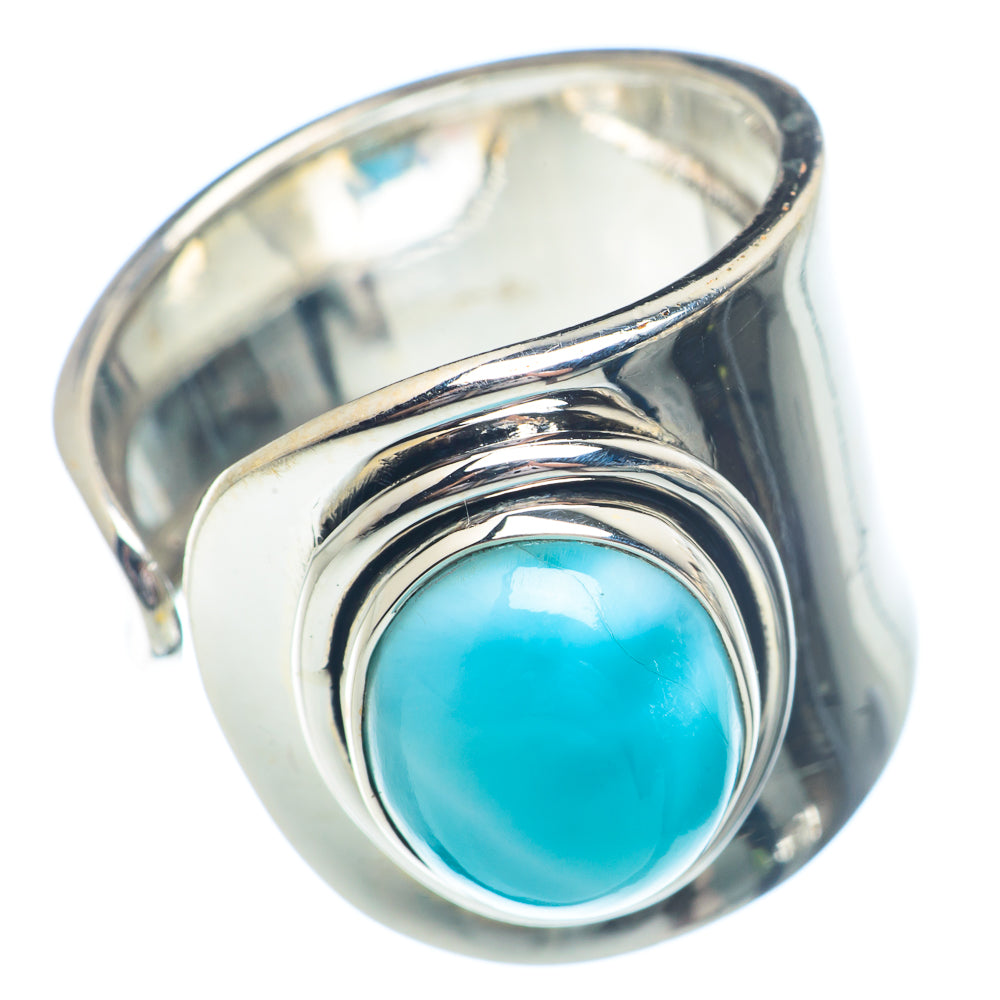 Larimar Rings handcrafted by Anasilvercos - RING72305
