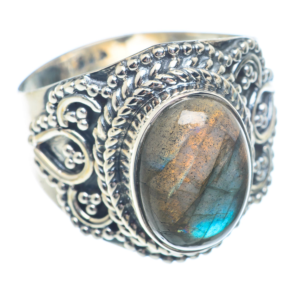 Labradorite Rings handcrafted by Anasilvercos - RING72308