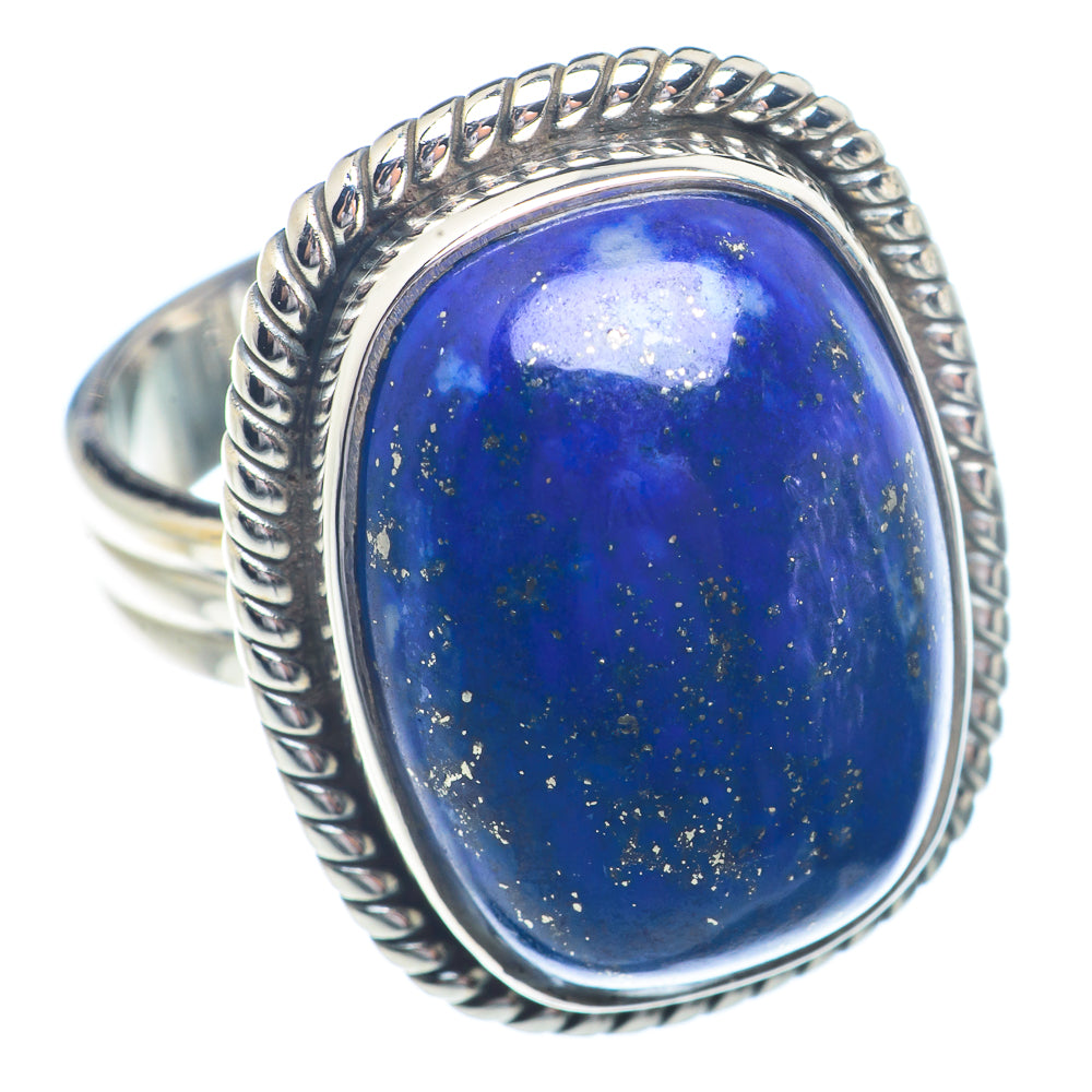 Lapis Lazuli Rings handcrafted by Anasilvercos - RING72309