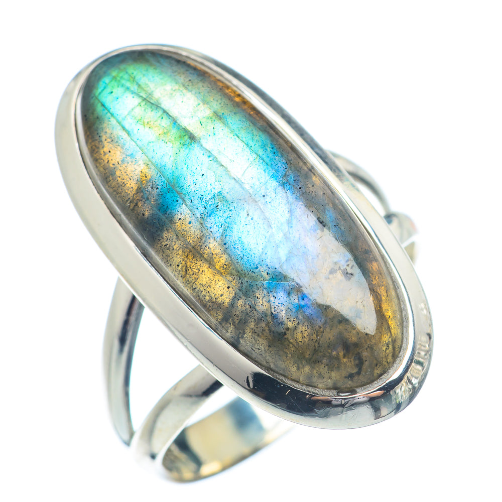 Labradorite Rings handcrafted by Anasilvercos - RING72311